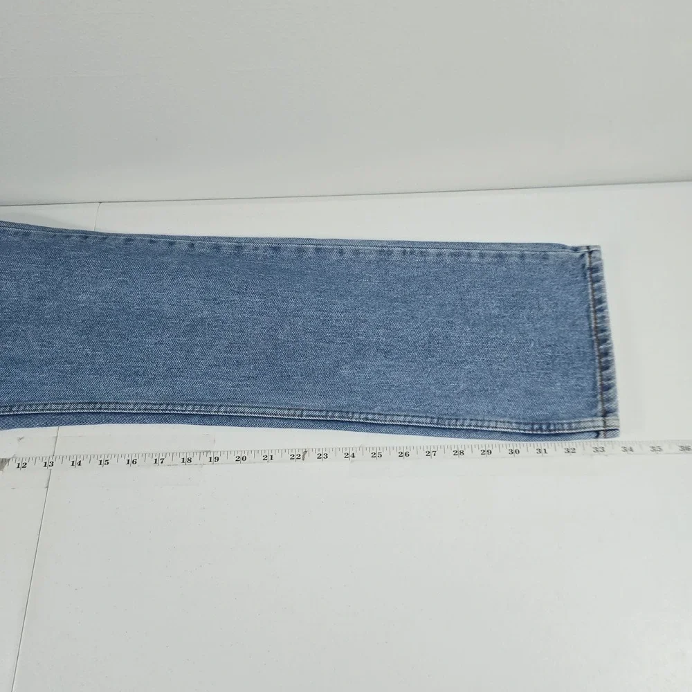 Levi Strauss 505 Regular Fit Straight Leg Jeans Blue Denim Mens 31x34 14369